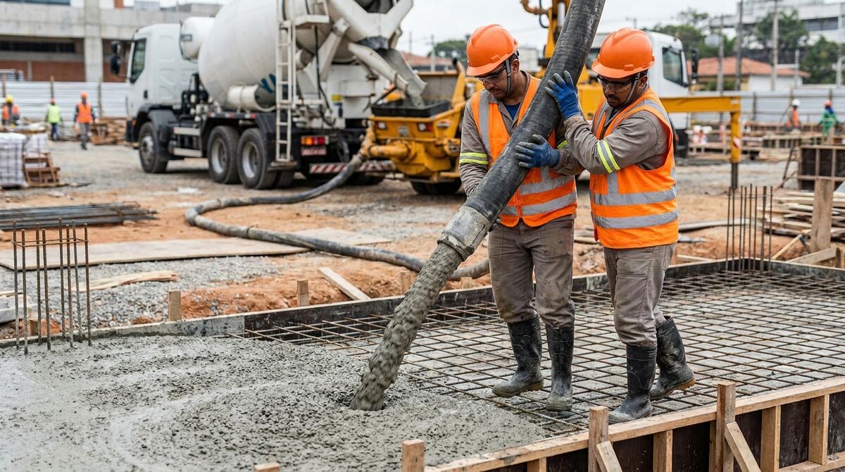 Concreto bombeável em Guarulhos, imagem 1